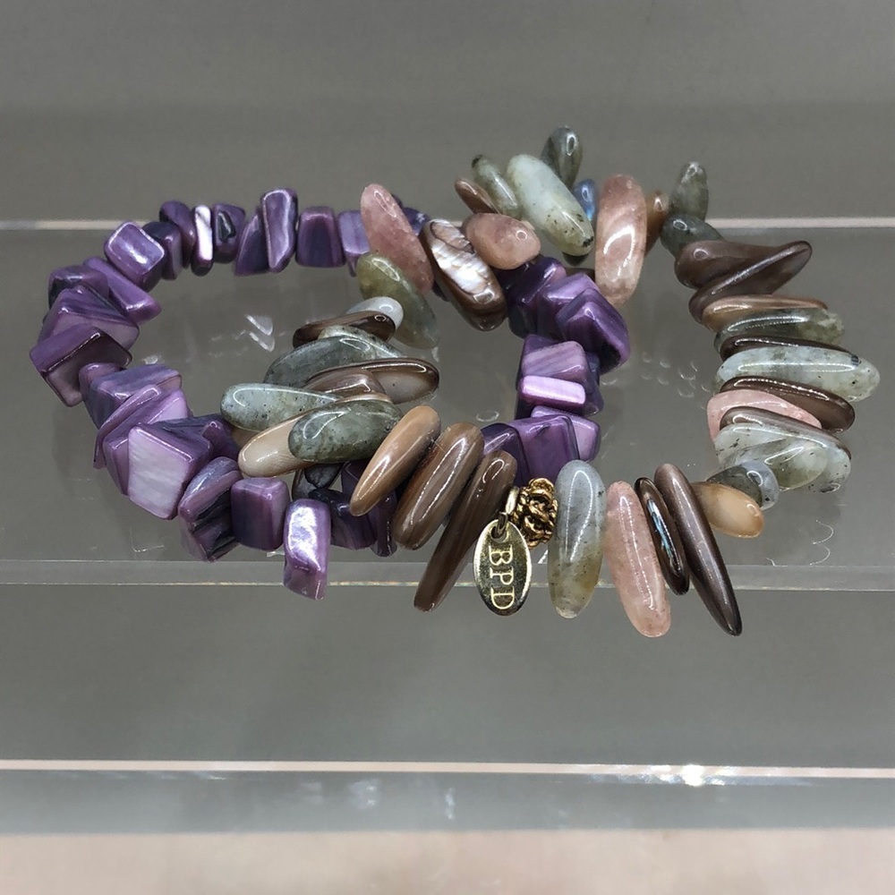 BPD Betsy Pittard Designs Shells and Stones Boho Bracelets-Curated Bundle